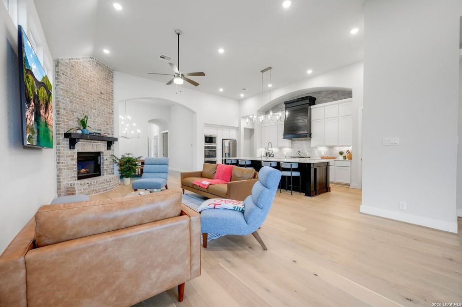 Furnished interior view inside a new home in Ventana, Bulverde (Image 8).