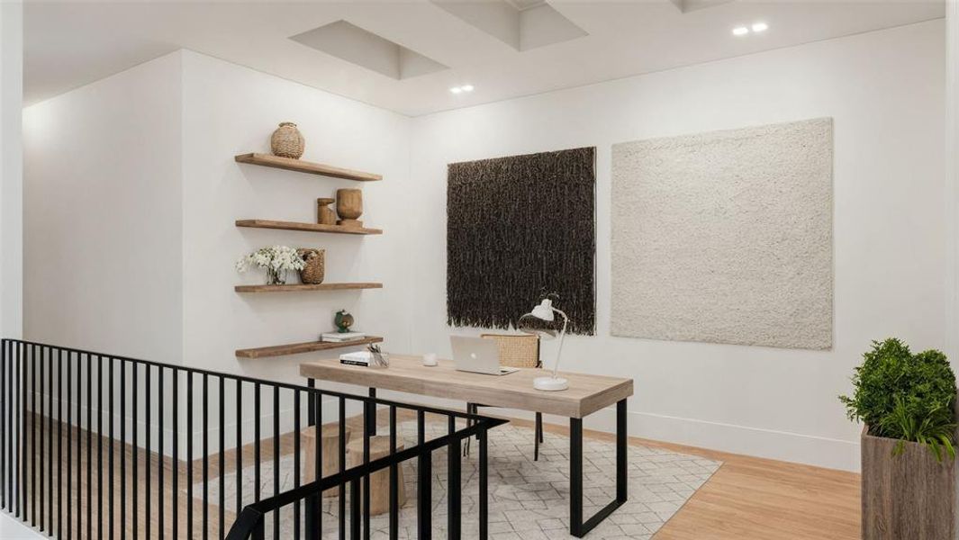 Furnished interior view inside a new home in , Dallas (Image 5).