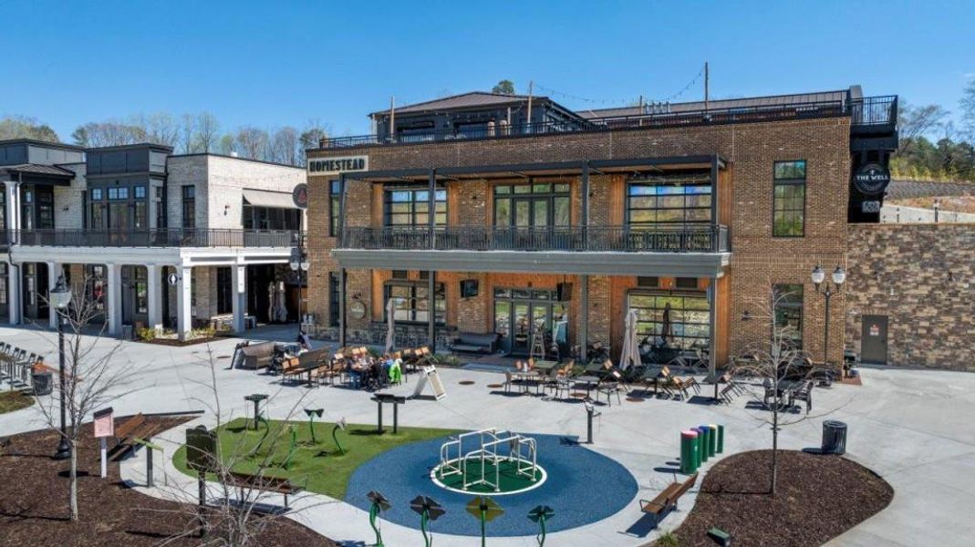 Front exterior of a new home in Haven Abbey, Cumming, GA, highlighting curb appeal (Image 26).