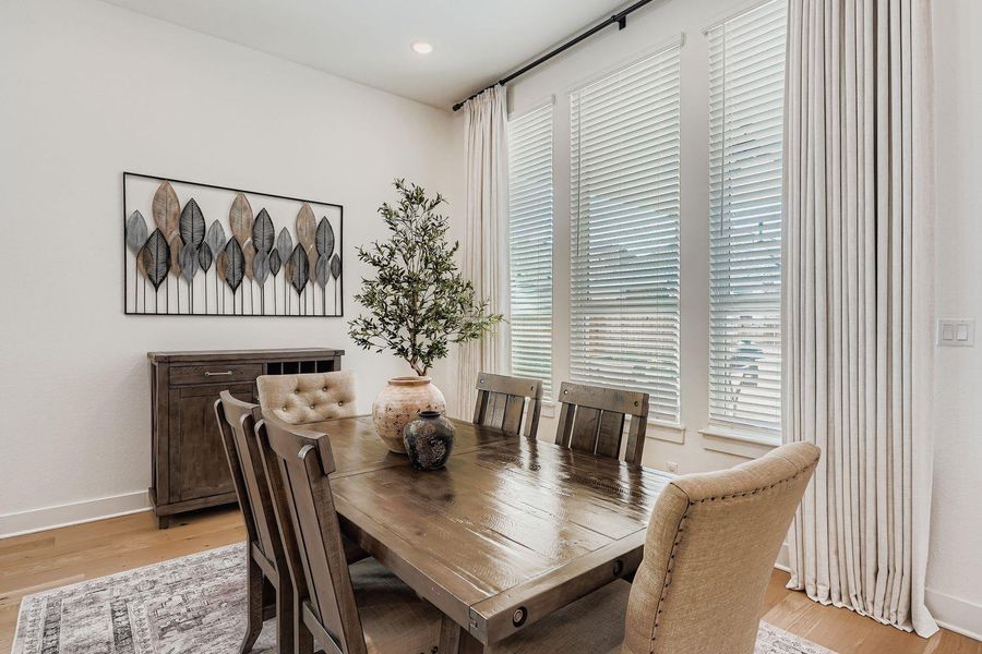 Furnished interior view inside a new home in 6 Creeks at Waterridge: 55ft. lots, Kyle (Image 26).