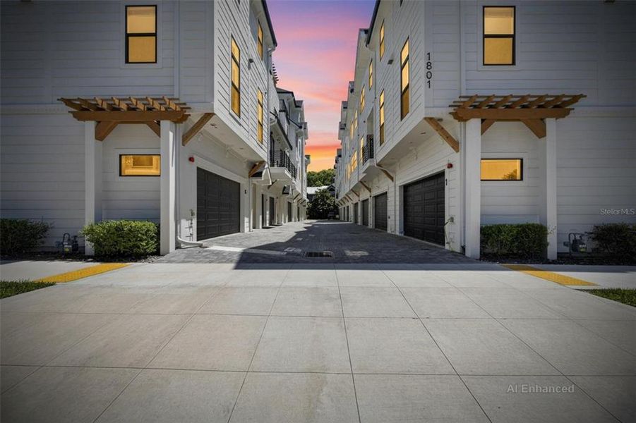 Exterior details and patio area of a home in , Tampa (Image 24).