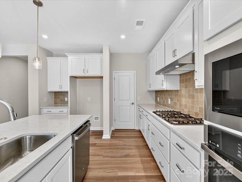 Convenient Storage Solutions and Gas Cooktop.