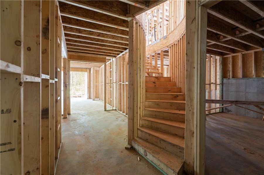 In-progress construction of a new home in , Fairburn, GA (Image 41).