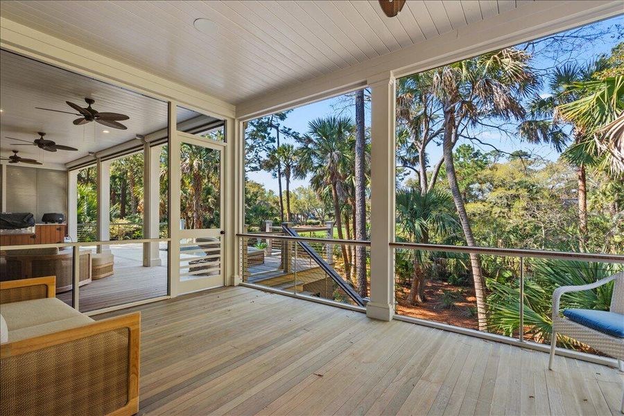 Exterior details and patio area of a home in , Kiawah Island (Image 36).