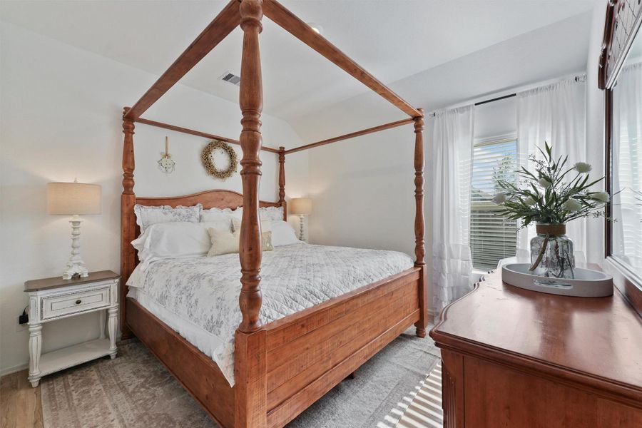 Furnished interior view inside a new home in Sterling Point at Baytown Crossings: Wildflower II Collection, Baytown (Image 18).