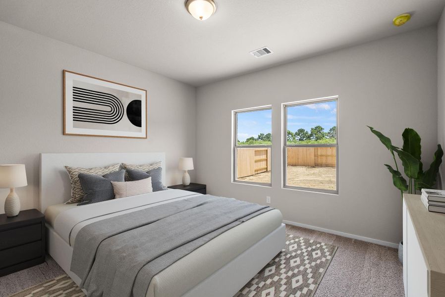 Furnished interior view inside a new home in Windcress, Cove (Image 8).