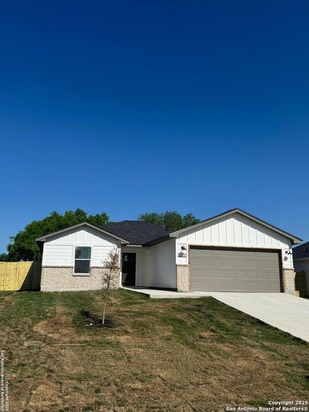 Front exterior of a new home in , Three Rivers, TX, highlighting curb appeal (Image 1). Front exterior of a new home in , Three Rivers, TX, highlighting curb appeal (Image 1).