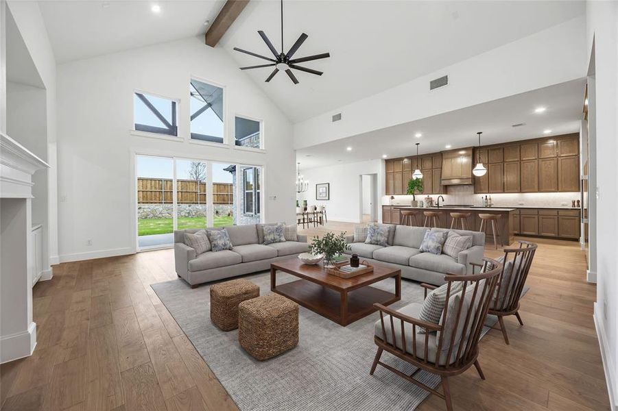 Furnished interior view inside a new home in The Arbors at Lakewood Village, Lakewood Village (Image 8). Furnished interior view inside a new home in The Arbors at Lakewood Village, Lakewood Village (Image 8).