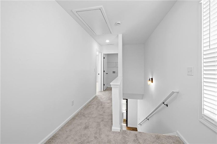 Spacious, unfurnished interior of a new home in Nickel Creek at Newnan Crossing, Newnan (Image 16). Spacious, unfurnished interior of a new home in Nickel Creek at Newnan Crossing, Newnan (Image 16).