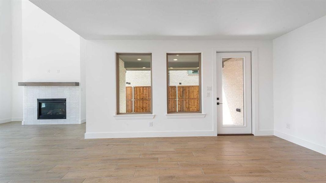 Spacious, unfurnished interior of a new home in The Heights At Uptown Celina 45', Celina (Image 14). Spacious, unfurnished interior of a new home in The Heights At Uptown Celina 45', Celina (Image 14).