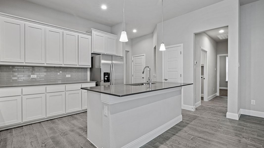 Furnished interior view inside a new home in Eagle Creek, Denton (Image 8).