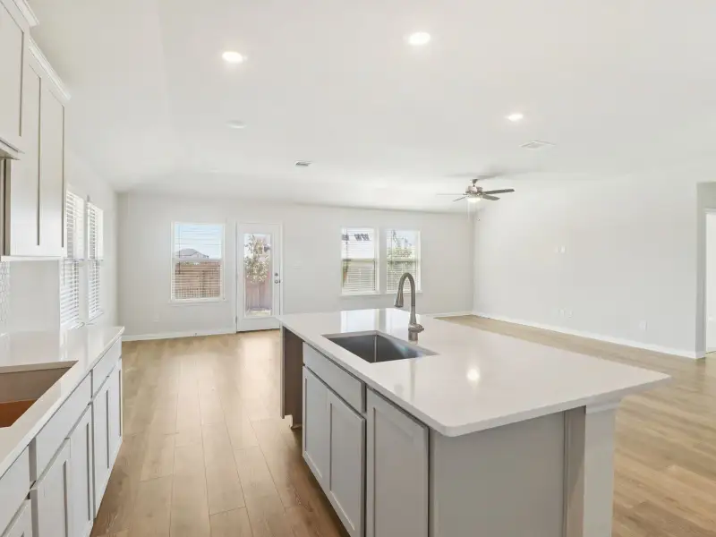 Furnished interior view inside a new home in Legendary Trails - Classic Series, Cibolo (Image 6).