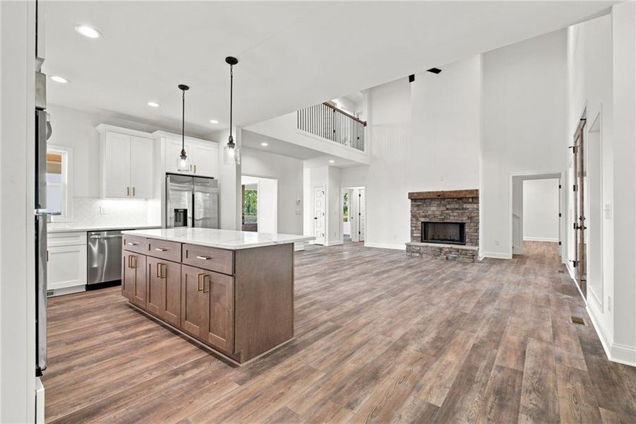 Furnished interior view inside a new home in , Cedartown (Image 7).