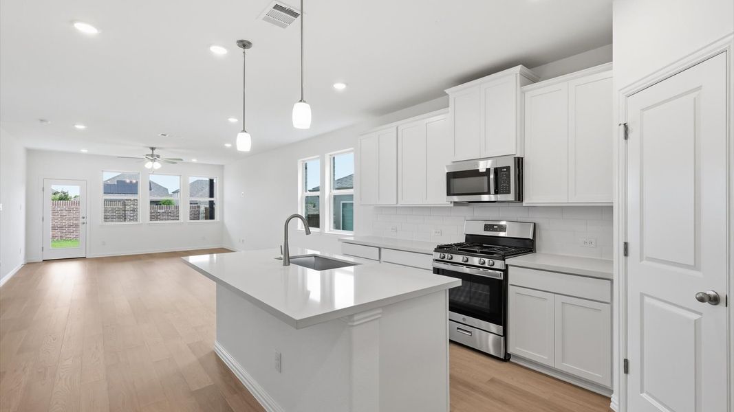 Furnished interior view inside a new home in Westridge Journey, Princeton (Image 17).