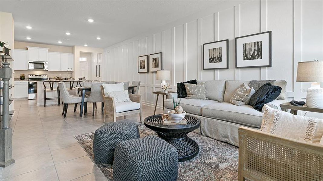 Furnished interior view inside a new home in Bridgewater, St. Augustine (Image 9).