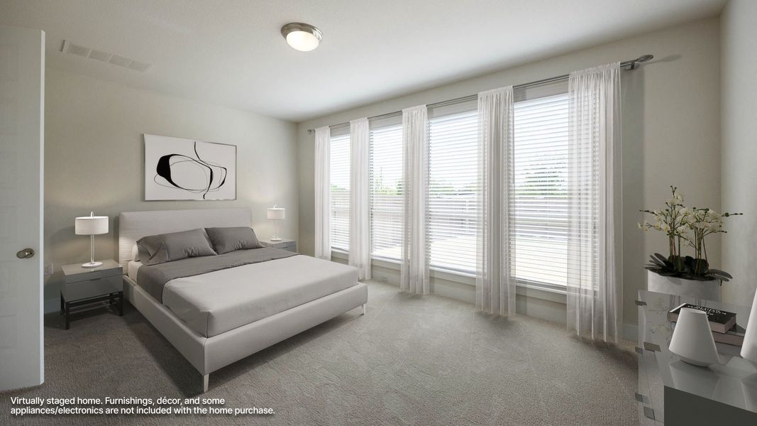 Furnished interior view inside a new home in Easton Park, Austin (Image 6).
