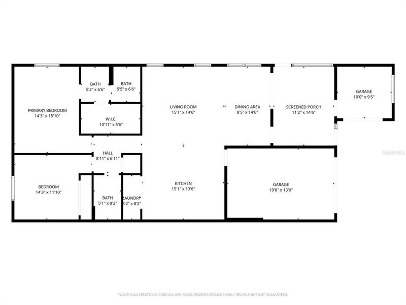 2D floor plan layout of this home in , The Villages, FL (Image 5). 2D floor plan layout of this home in , The Villages, FL (Image 5).