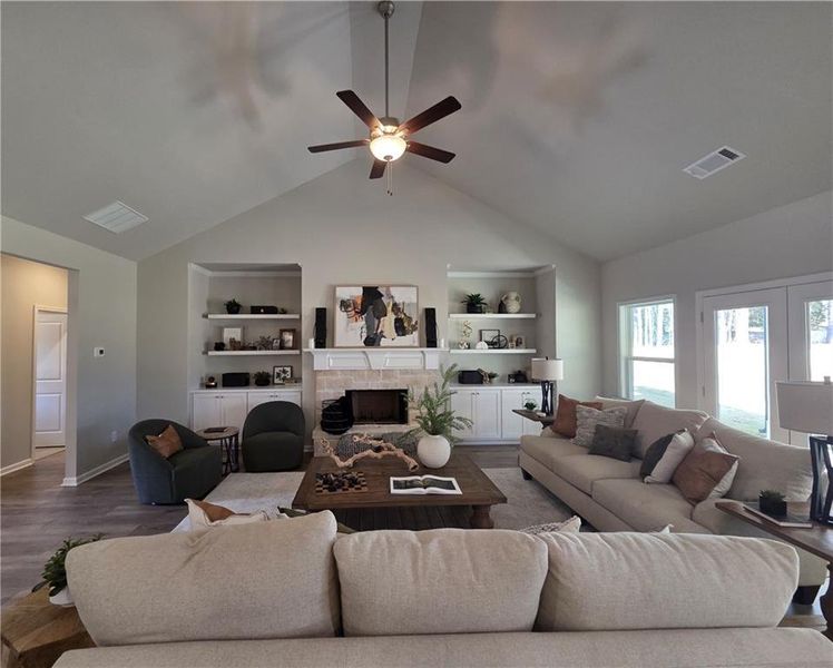 Furnished interior view inside a new home in River Meadows, Bethlehem (Image 17).