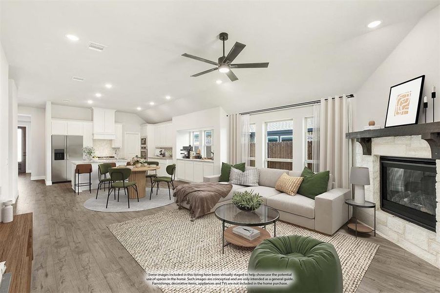 Furnished interior view inside a new home in Maplewood, Glenn Heights (Image 15).