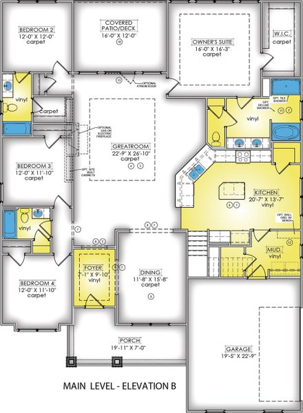 Main Level - Elevation B