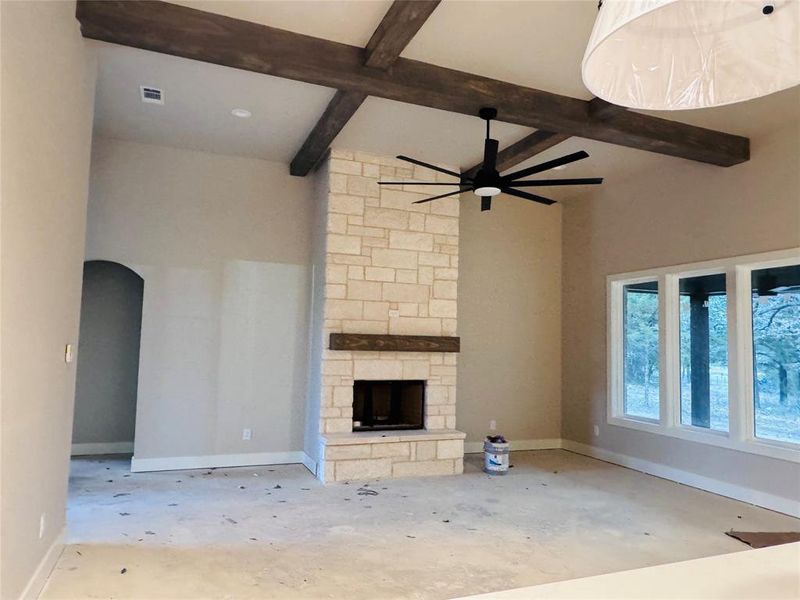 In-progress construction of a new home in , Azle, TX (Image 4).