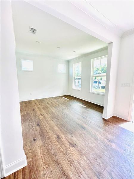 Spacious, unfurnished interior of a new home in Hopewell Reserve, Cumming (Image 16). Spacious, unfurnished interior of a new home in Hopewell Reserve, Cumming (Image 16).
