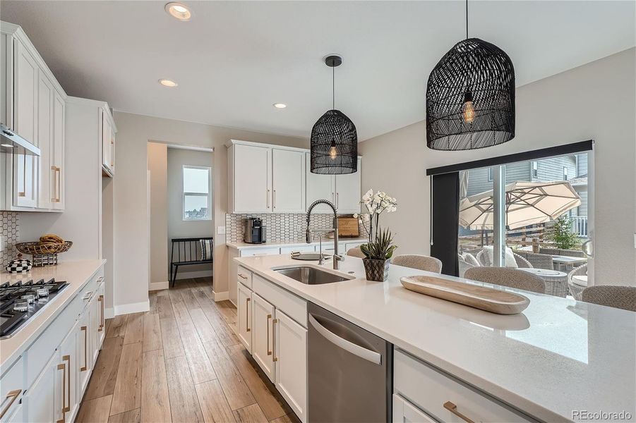 Furnished interior view inside a new home in Morgan Hill, Erie (Image 33).