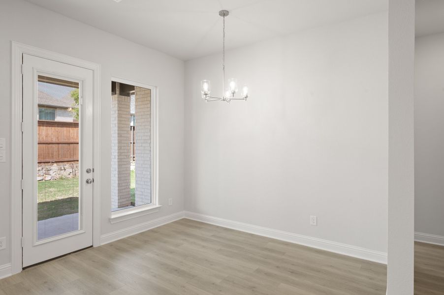 Spacious, unfurnished interior of a new home in Bridgewater, Midlothian (Image 38).