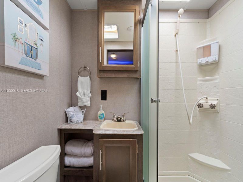 Furnished interior view inside a new home in , Key Largo (Image 6).