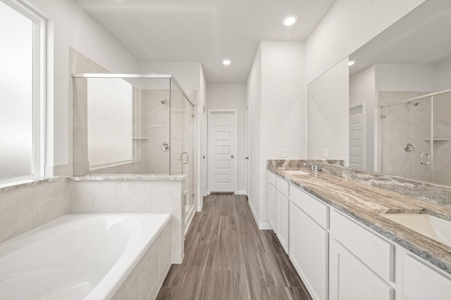 Furnished interior view inside a new home in Bluestem, Brookshire (Image 6).