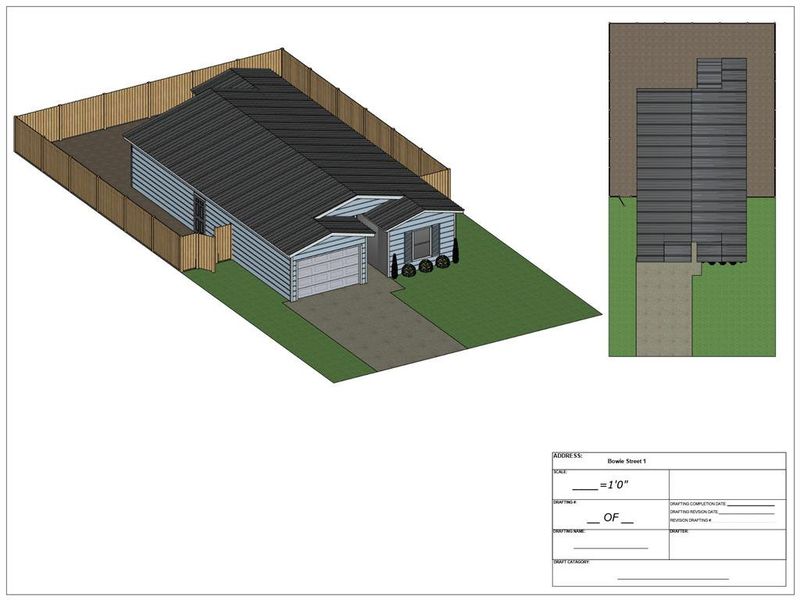 Exterior rendering of this home design in , Mabank, TX (Image 1). Exterior rendering of this home design in , Mabank, TX (Image 1).