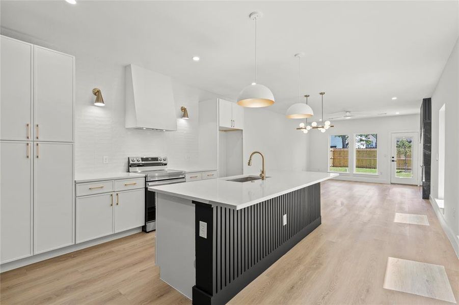 Furnished interior view inside a new home in , Dallas (Image 7). Furnished interior view inside a new home in , Dallas (Image 7).