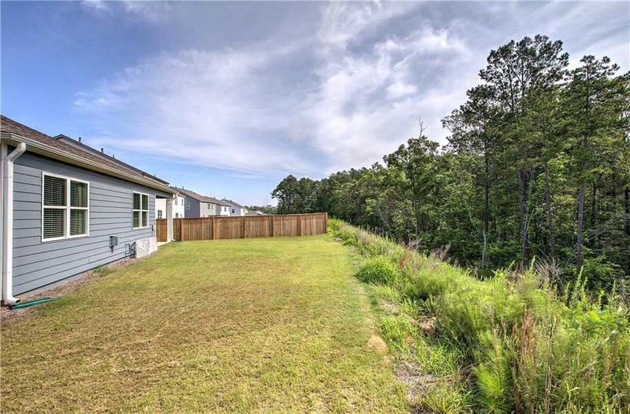 Exterior details and patio area of a home in , Cartersville (Image 30).