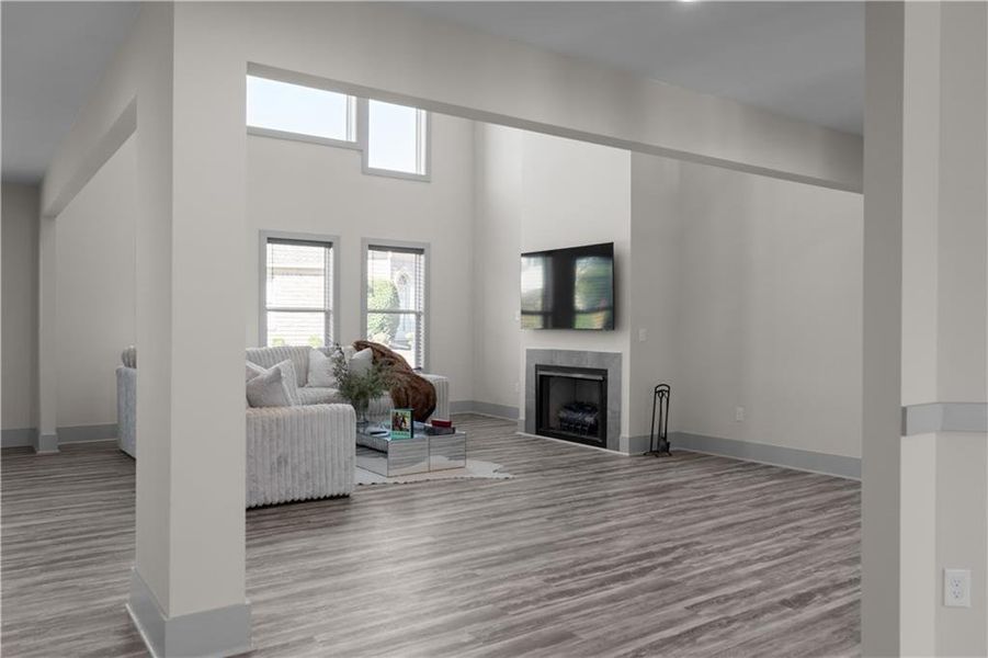 Furnished interior view inside a new home in , Lithonia (Image 4).