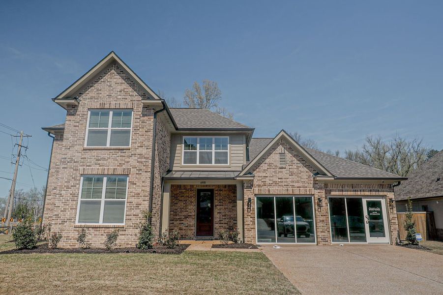 Representative exterior photo of a completed home built from the Ashmont by Grant & Co in Walker Farms, Bartlett, TN (Image 24).