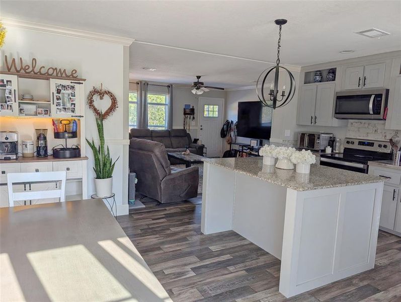 Furnished interior view inside a new home in , Williston (Image 6).