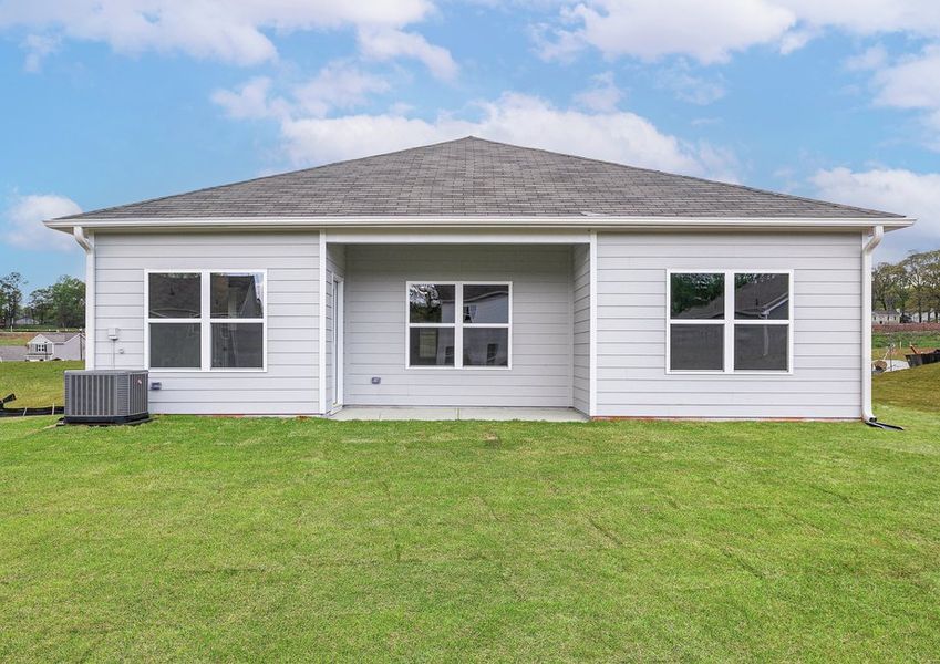 The backyard of the Blanco