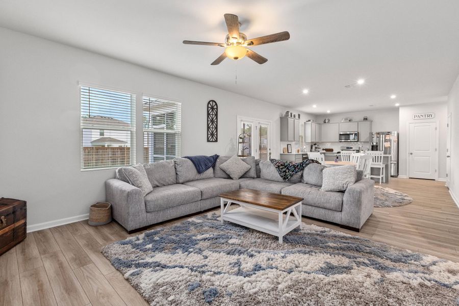 Furnished interior view inside a new home in Bradford Pointe, Summerville (Image 15). Furnished interior view inside a new home in Bradford Pointe, Summerville (Image 15).