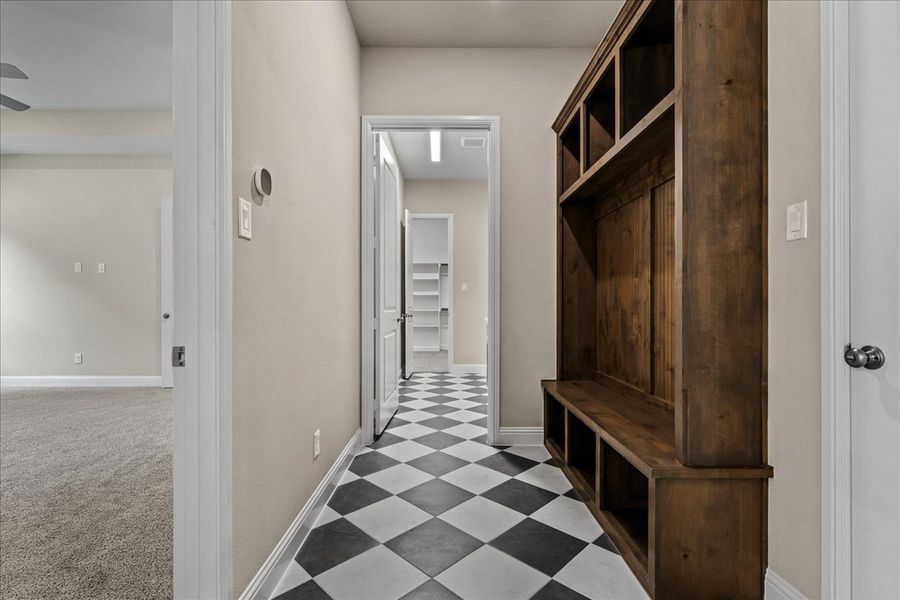 Doug Parr Homes | Hunter Plan - Mudroom Doug Parr Homes | Hunter Plan - Mudroom