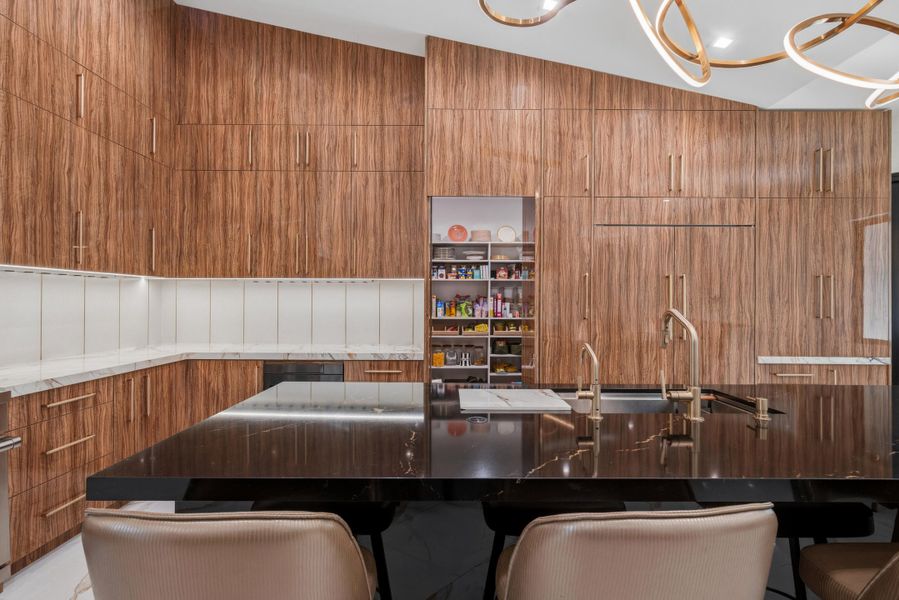 Concealed Walk In Pantry