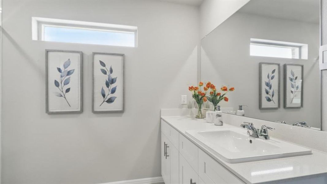 Furnished interior view inside a new home in Lonestar at Liberty Trails, Fort Worth (Image 34).