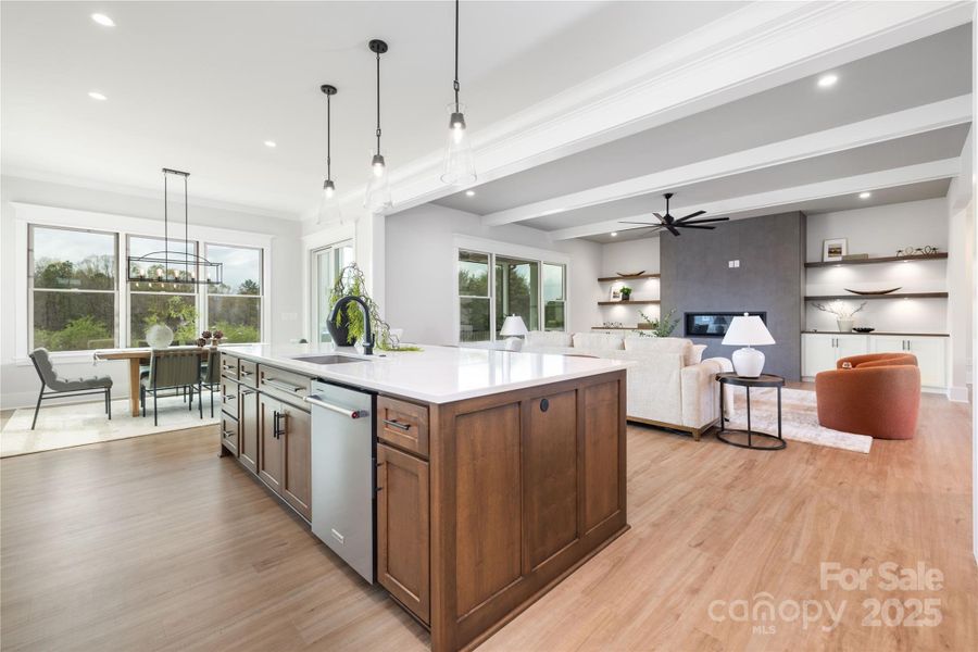 Furnished interior view inside a new home in , Statesville (Image 34).