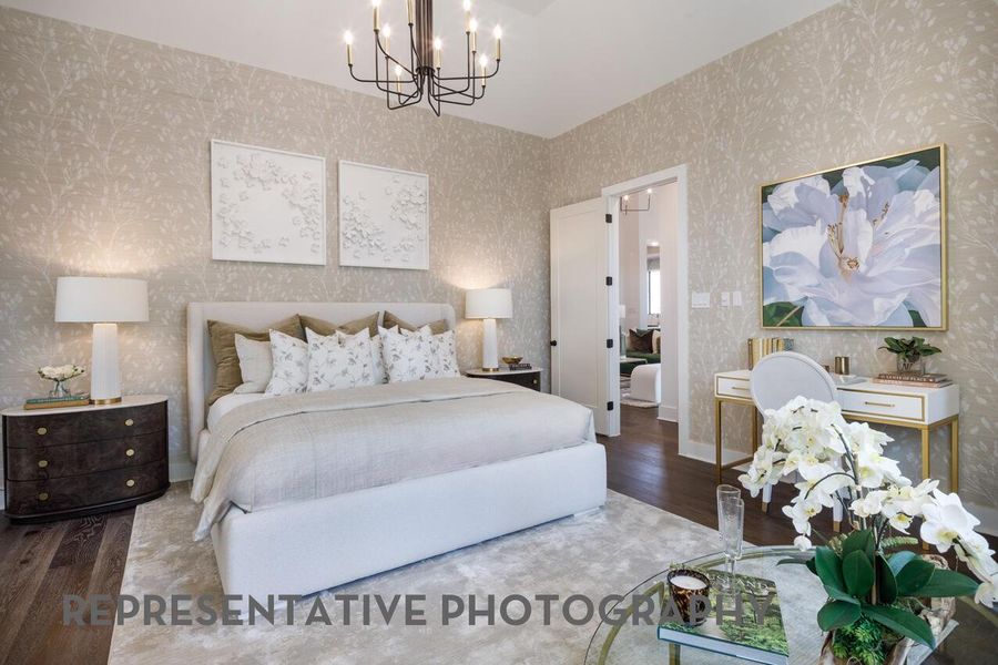 Furnished interior view inside a new home in The Woodlands Hills, Willis (Image 8). Furnished interior view inside a new home in The Woodlands Hills, Willis (Image 8).