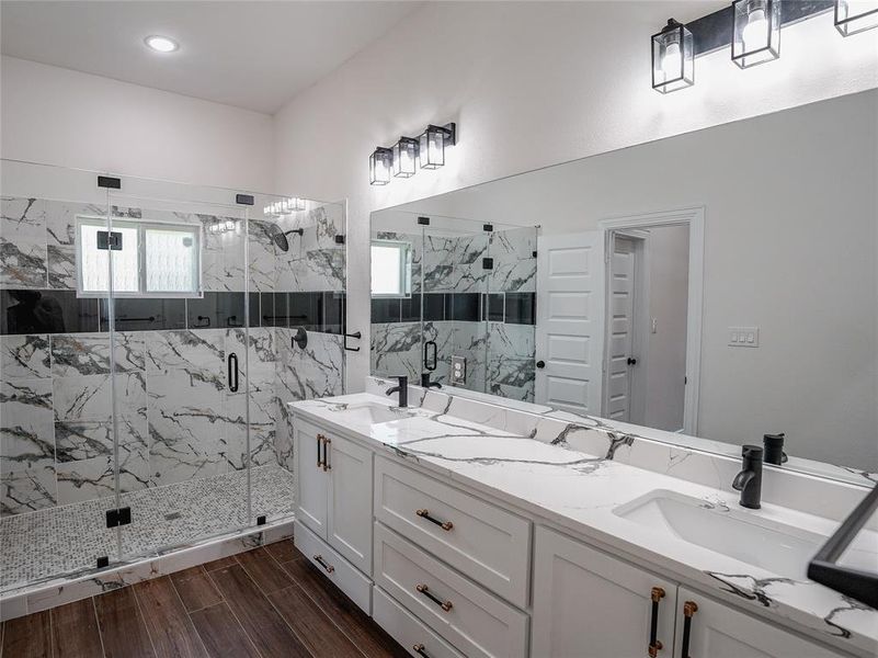 Furnished interior view inside a new home in , Dallas (Image 7).