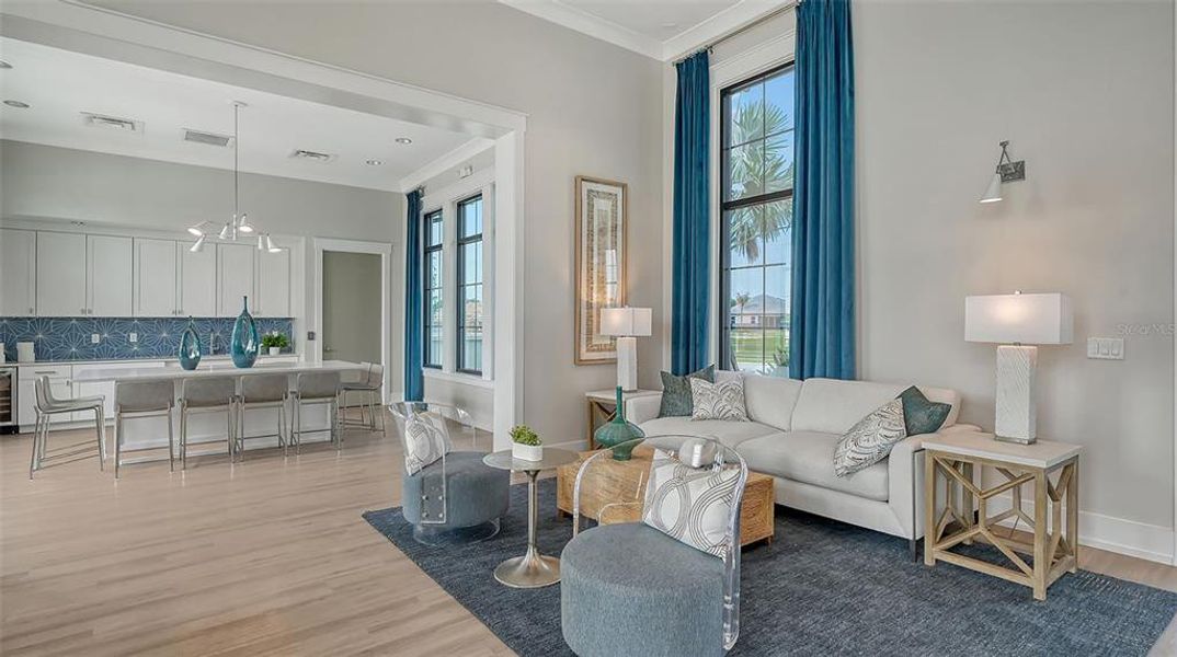 Furnished interior view inside a new home in , Bradenton (Image 39).