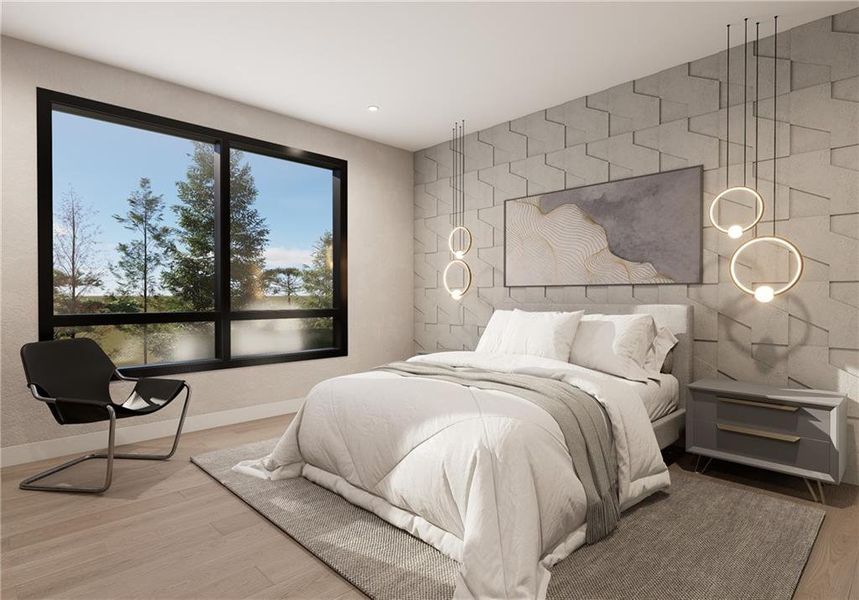 Furnished interior view inside a new home in , Buford (Image 15).