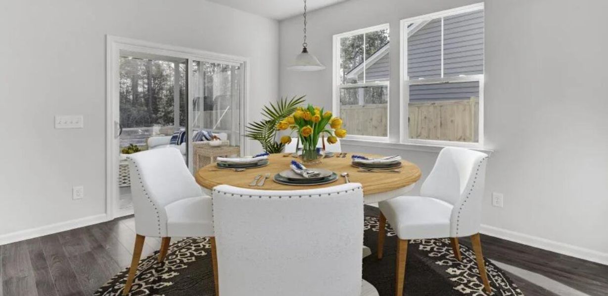 Furnished interior view inside a new home in Limehouse Farms, Summerville (Image 6). Furnished interior view inside a new home in Limehouse Farms, Summerville (Image 6).