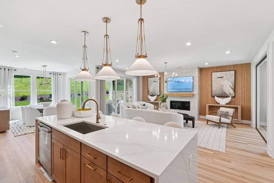 Representative furnished interior of a home built from the Sandy Lane by Tri Pointe Homes in Altis At Serenity, Fuquay Varina (Image 10).
