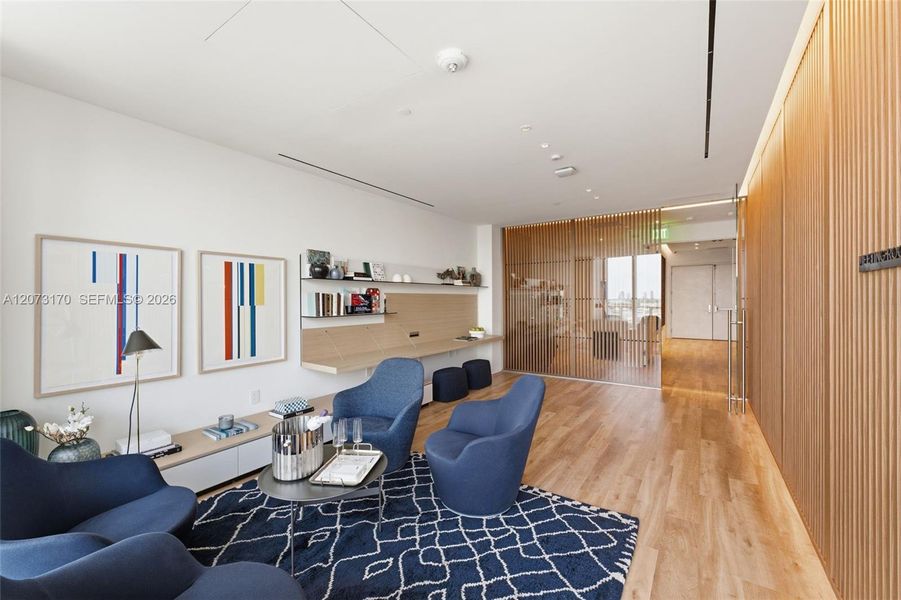 Furnished interior view inside a new home in , Miami (Image 5).