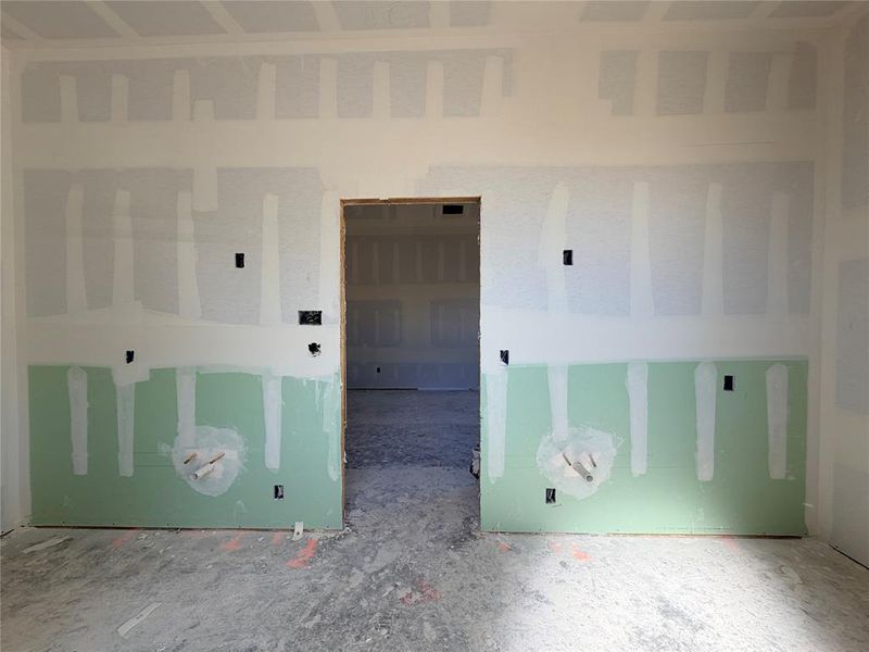 In-progress construction of a new home in Oak Water Ranch, Granbury, TX (Image 14). In-progress construction of a new home in Oak Water Ranch, Granbury, TX (Image 14).